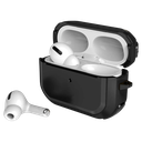 AirPods Rugged Armor Case with Metal Keychain